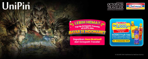 Top Up Octopath Traveler, Dapatkan Item Eksklusif + Tebus Murah Sosro Fruit Tea Rp2rb